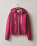 Women's Midweight Full Zip - Beet Red